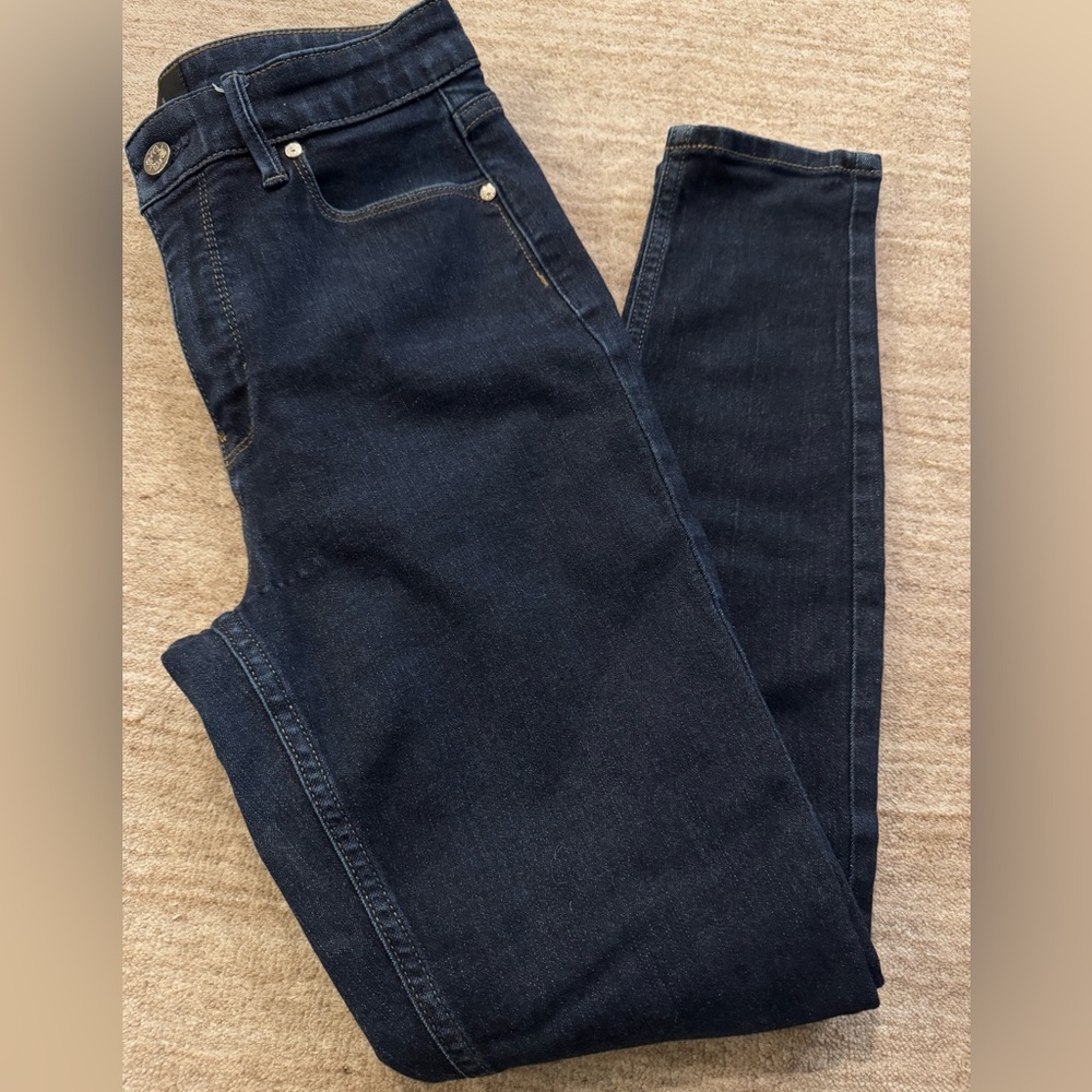 White House Black Market Dark Blue Skinny Jeans